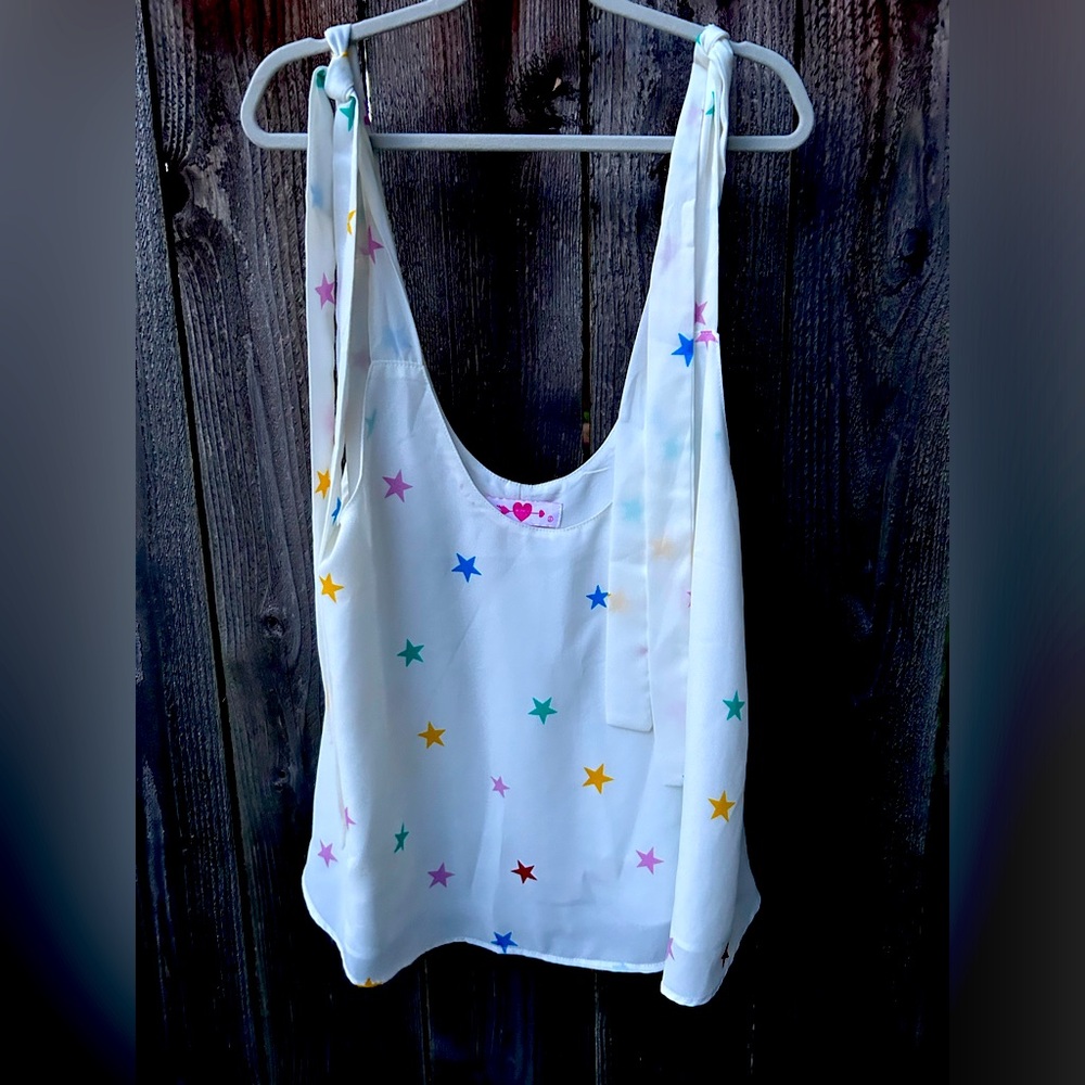Small Buddy Love EUC star tank top